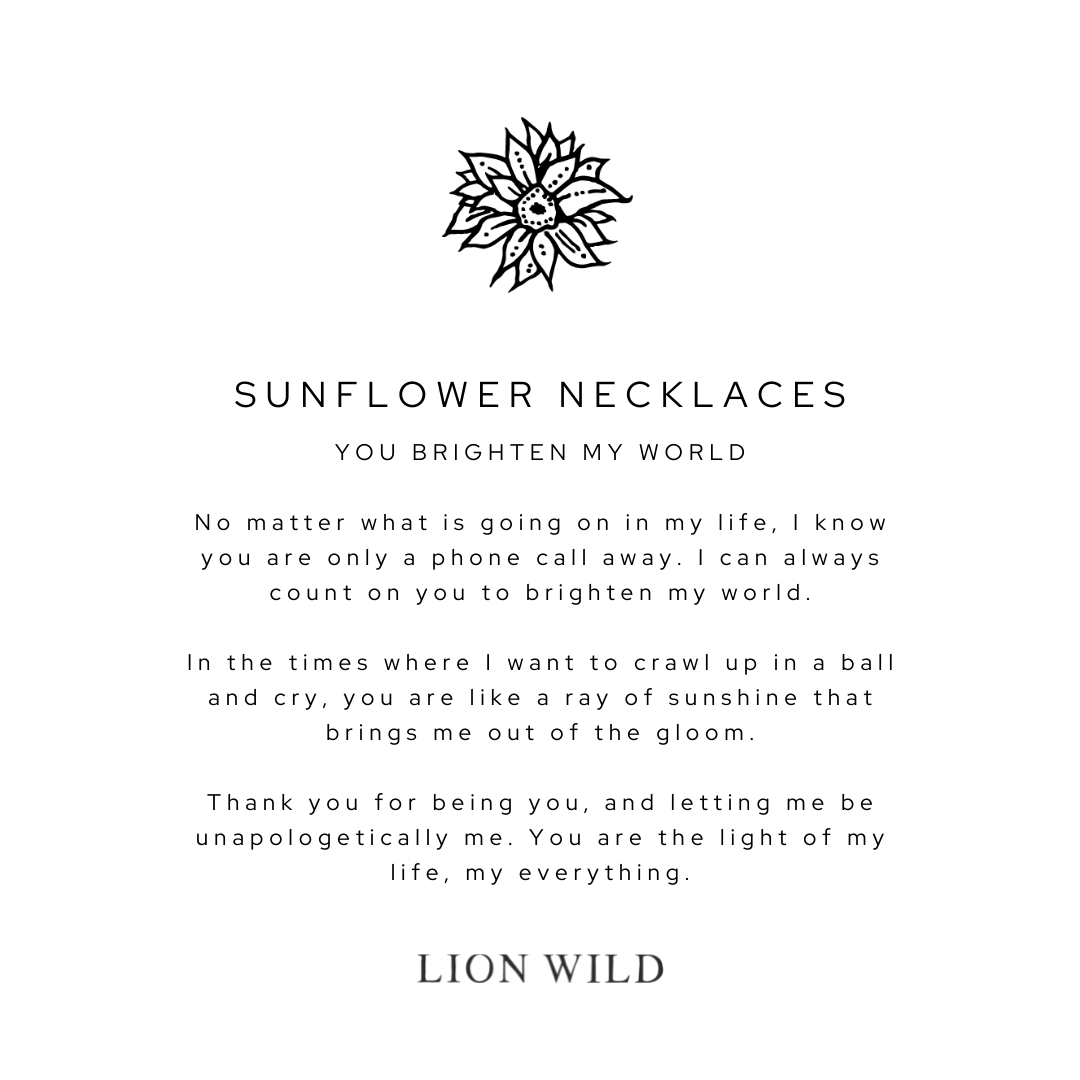 Sunflower Necklaces
