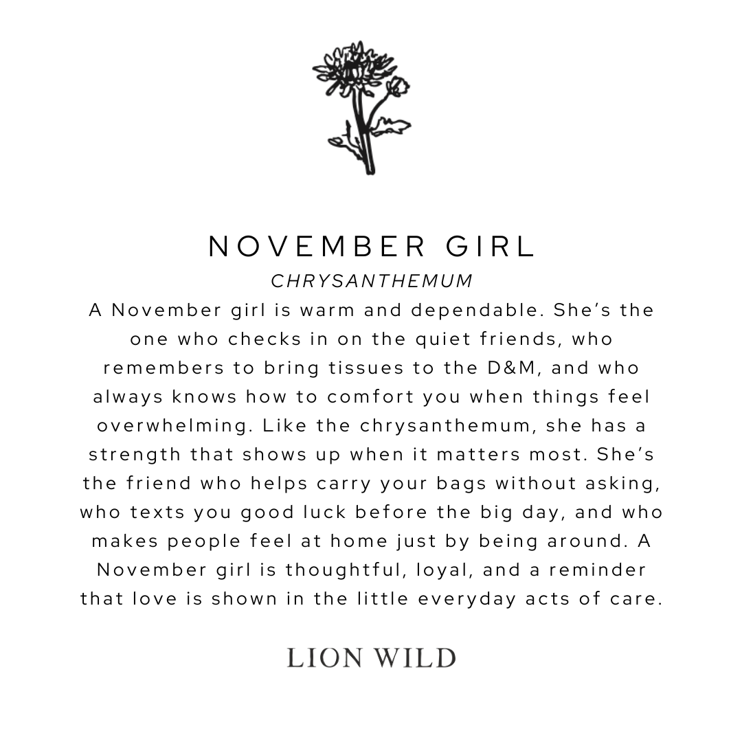 Birth Flower Necklaces