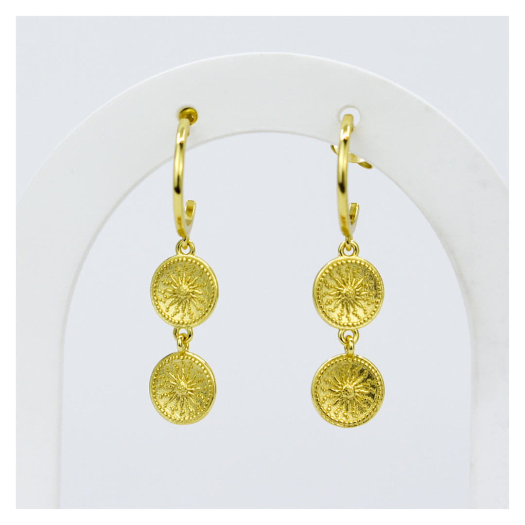 Sun Temple Earrings