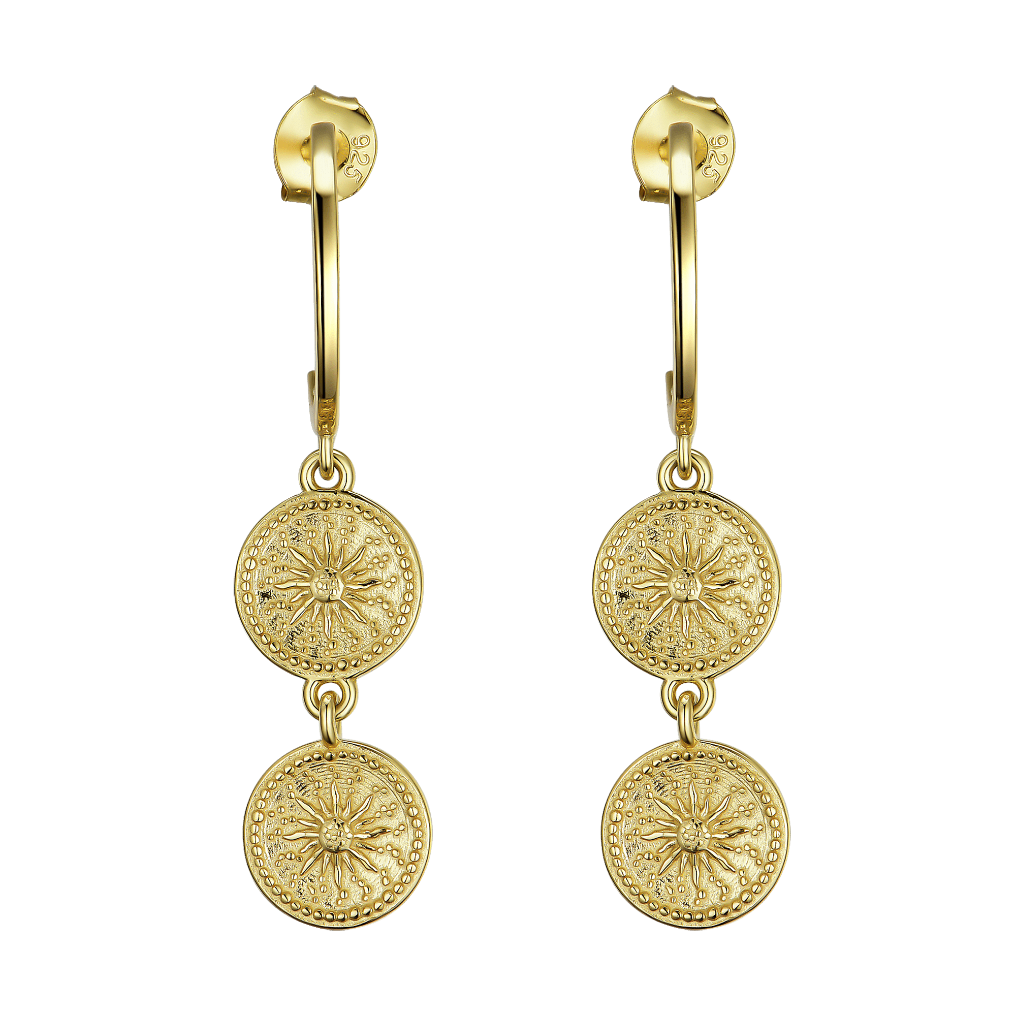 Sun Temple Earrings